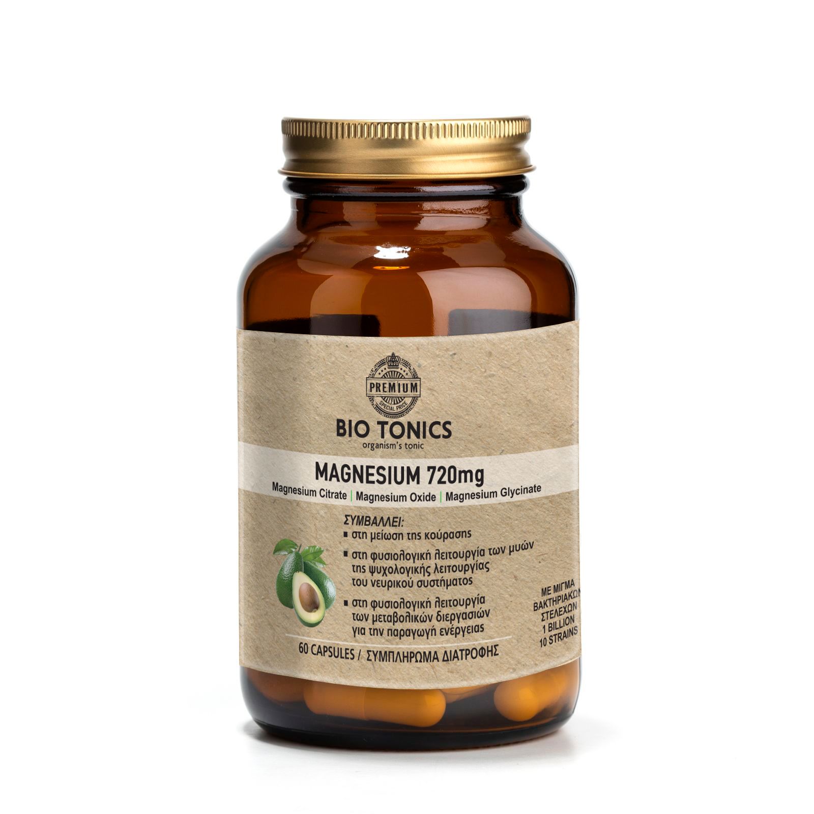 BIO TONICS Magnesium 720 mg